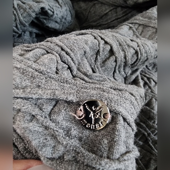 Monari Italia  In Cool Crinkle knit  fabric Gray Size 12 - Picture 8 of 10